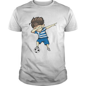 Dabbing Soccer Boy Greece Jersey Shirt